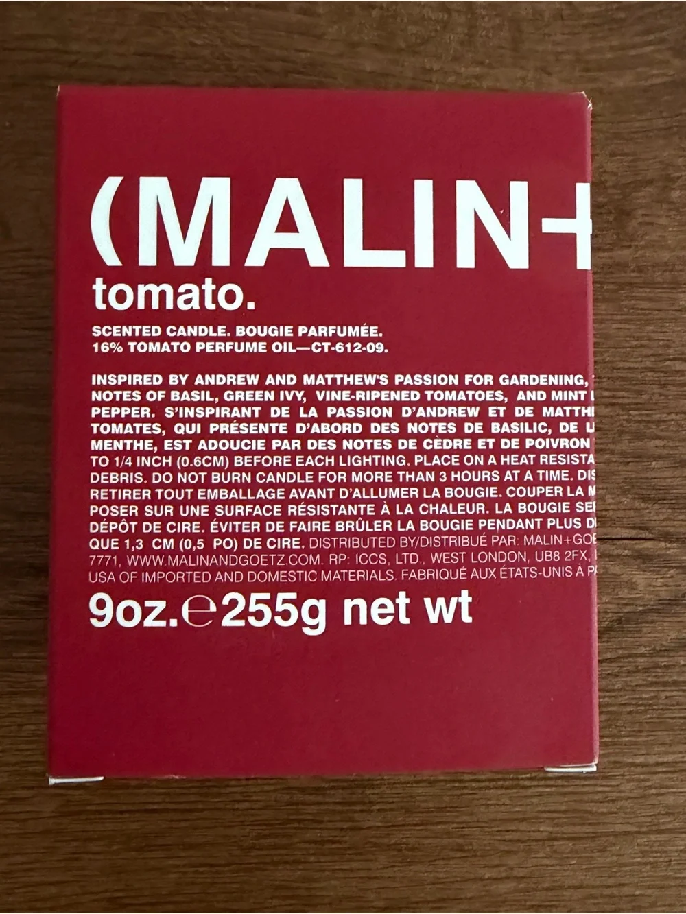 MALIN+GOETZ inspired by
